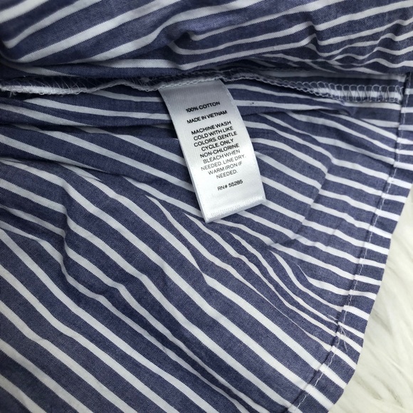 Express Ruffle striped top - Picture 6 of 8